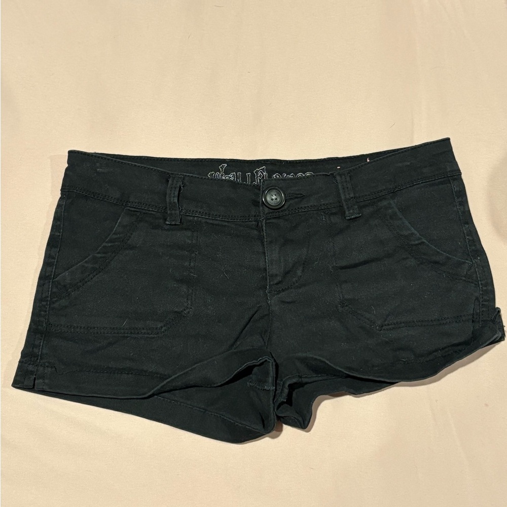 Wallflower Black Jean Shorts for Women